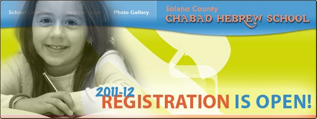 Solano County Chabad Hebrew School | Enroll Today!