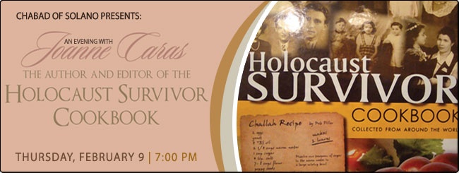 Chabad of Solano | Holocaust Survivor Cookbook Presentation